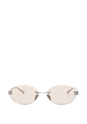 Balenciaga Gossip oval-frame sunglasses - Silver