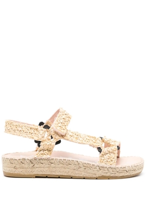 Manebi Yucatan raffia espadrilles - Neutrals