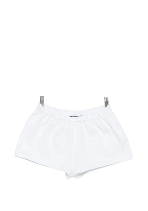 LII elasticated-waist shorts - White