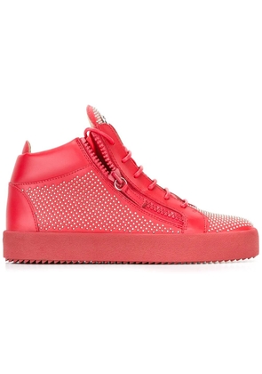 Giuseppe Zanotti Connor mid-top sneakers - Red