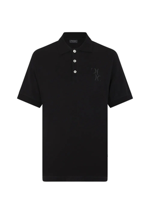 Billionaire Baroque short-sleeves polo shirt - Black