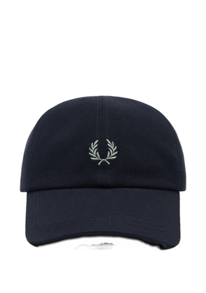 Fred Perry embroidered-logo cap - Blue