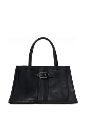 Gimaguas Annamaria buckled leather tote bag - Black