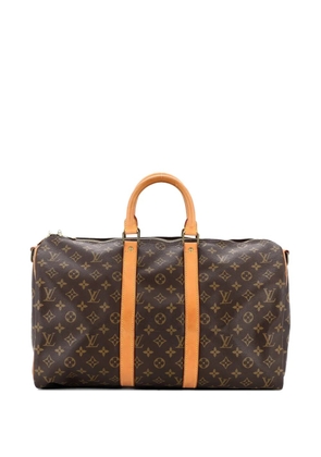 Louis Vuitton Pre-Owned Keepall Bandouliere Bag Monogram Canvas 45 travel bag - Brown