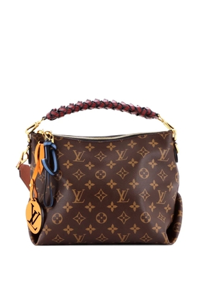 Louis Vuitton Pre-Owned Braided Handle Beaubourg Monogram Canvas Mini hobo bag - Brown