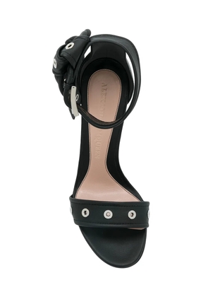Alexander McQueen horn-heel sandals - Black