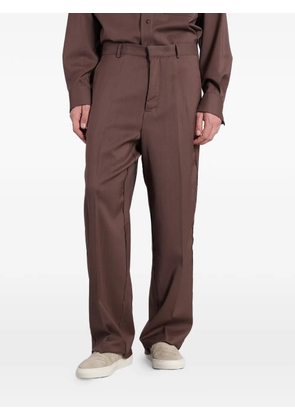 Costumein Allen belt-loop pressed-crease trousers - Brown