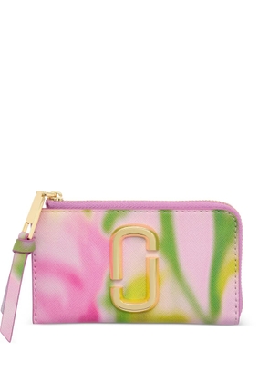 Marc Jacobs The Blurred Floral Snapshot floral-print wallet - Pink