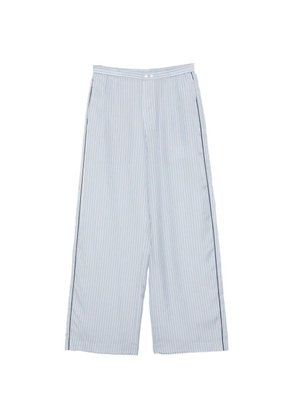 JNBY striped wide-leg trousers - Blue