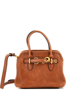 Miu Miu Pre-Owned Aventure Leather Mini tote bag - Brown