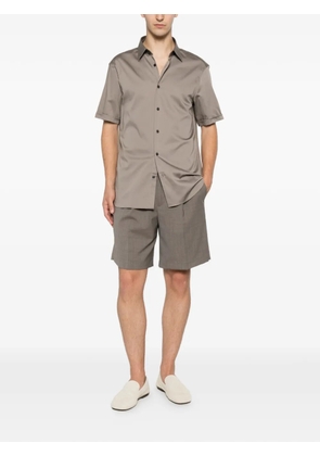 Emporio Armani short-sleeve button-down shirt - Grey