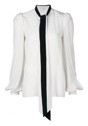 Givenchy lavalliere collar blouse - White