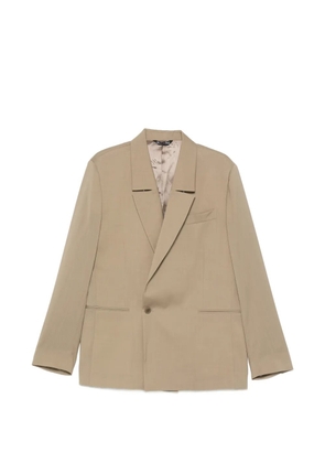 Costumein notched-lapels single-button jacket - Brown