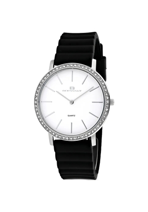 OCEANAUT crystal-embellished 40mm watch - White