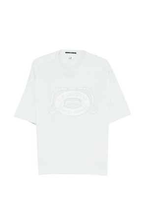 C.P. Company logo-embroidered T-shirt - Blue