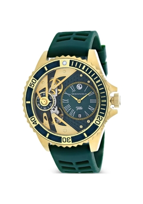 OCEANAUT Tide skeleton 48mm watch - Green