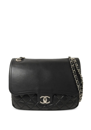 CHANEL Pre-Owned quilted chain-link shoulder bag - Black