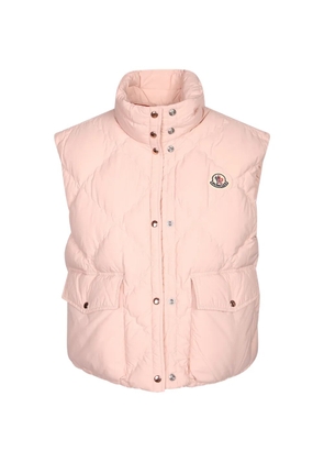 Moncler Biois quilted gilet - Pink