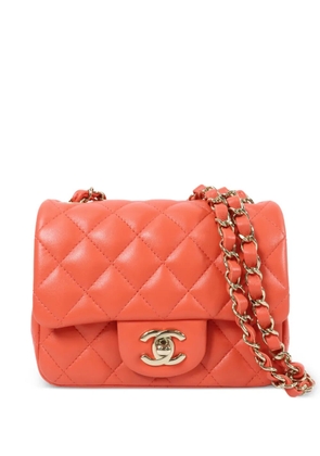 CHANEL Pre-Owned mini Classic 17 shoulder bag - Orange