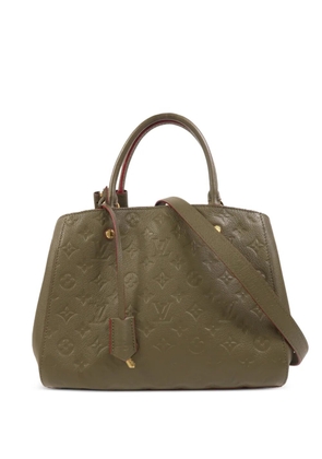 Louis Vuitton Pre-Owned MM Montaigne Monogram Empreinte tote bag - Green
