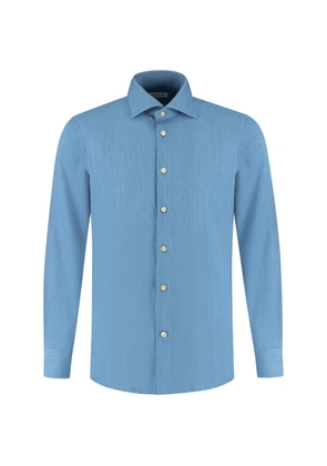 Kiton long-sleeved shirt - Blue