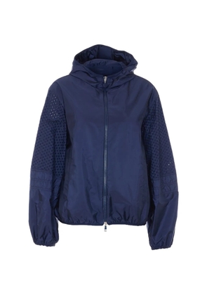 Moncler zip-up bomber jacket - Blue
