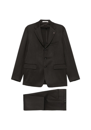 Tagliatore notched-lapel single-breasted suit - Brown