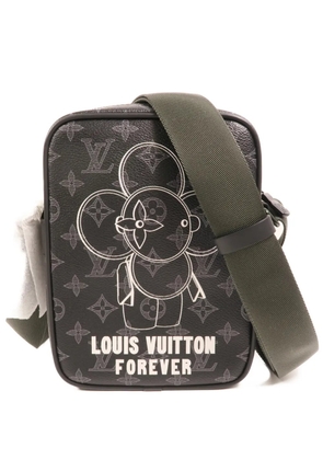 Louis Vuitton Pre-Owned PM Danube Vivienne-print messenger bag - Black