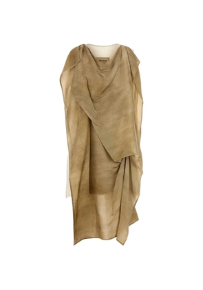 Uma Wang Taylor draped top - Neutrals