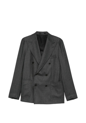 Tagliatore double-breasted peak-lapel blazer - Grey