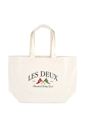 Les Deux logo tote bag - White