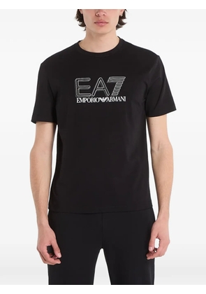 Ea7 Emporio Armani Visibility logo-print T-shirt - Black