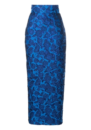 Bambah Bellflower pencil skirt - Blue