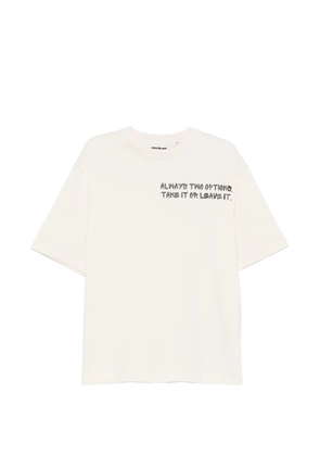 GEORGE. cotton T-shirt - Neutrals
