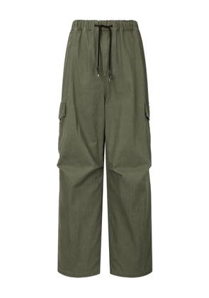 TOMBOY drawstring-waist cargo trousers - Green