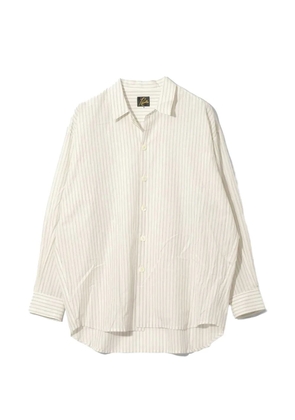 Needles striped long-sleeve shirt - Neutrals