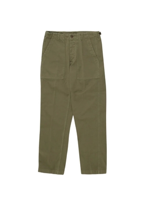 Fortela Newfatigue herringbone-cotton trousers - Green
