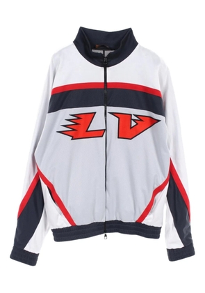 Louis Vuitton Pre-Owned 2010s embellished-logo jacket - White