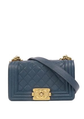 CHANEL Pre-Owned Boy chain shoulder bag - Blue