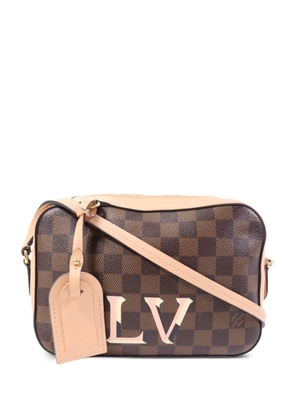 Louis Vuitton Pre-Owned Santa Monica Damier Ebène canvas shoulder bag - Brown