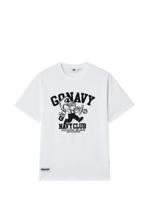 CHOCOOLATE crew-neck T-shirt - White