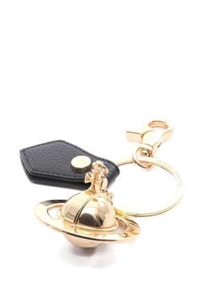 Vivienne Westwood Pre-Owned 2020s Orb leather keyring - Gold