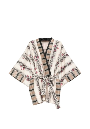 Antonio Marras floral-print kimono - Neutrals