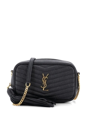 Saint Laurent Pre-Owned Lou Camera Bag Matelasse Chevron Leather Mini crossbody bag - Black