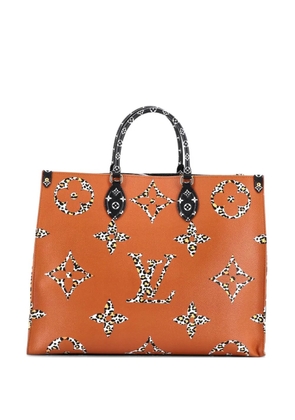 Louis Vuitton Pre-Owned OnTheGo Limited Edition Jungle Monogram Giant GM tote bag - Black