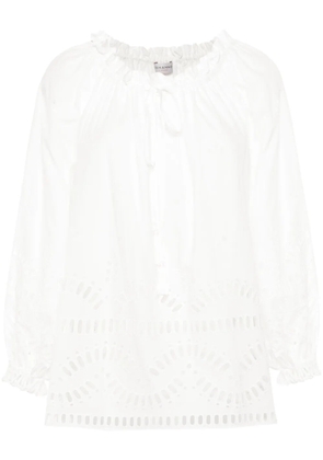 ERMANNO FIRENZE broderie anglaise blouse - White