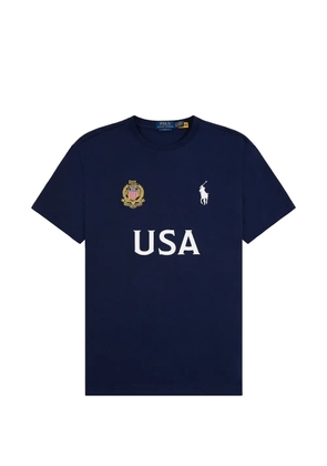 Polo Ralph Lauren logo-print cotton T-shirt - Blue