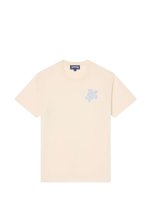 Vilebrequin turtle-embroidered T-shirt - Neutrals