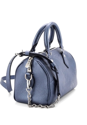 Louis Vuitton Pre-Owned Speedy Bandouliere Bag Monogram Empreinte Giant 20 crossbody bag - Blue