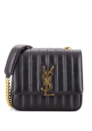 Saint Laurent Pre-Owned Vicky Vertical Quilted Leather Medium crossbody bag - Black